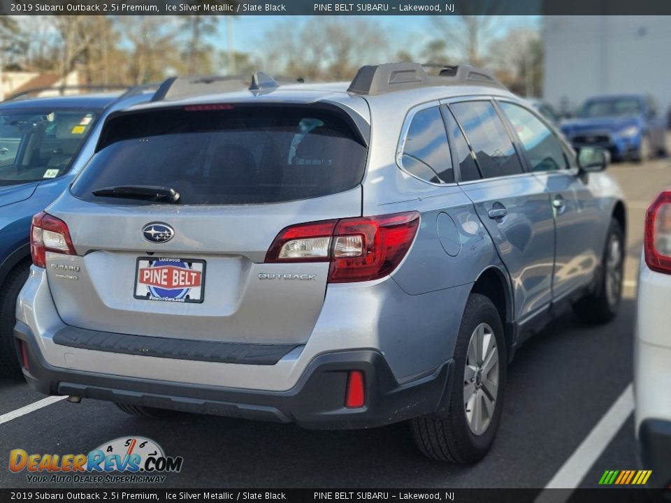 2019 Subaru Outback 2.5i Premium Ice Silver Metallic / Slate Black Photo #3