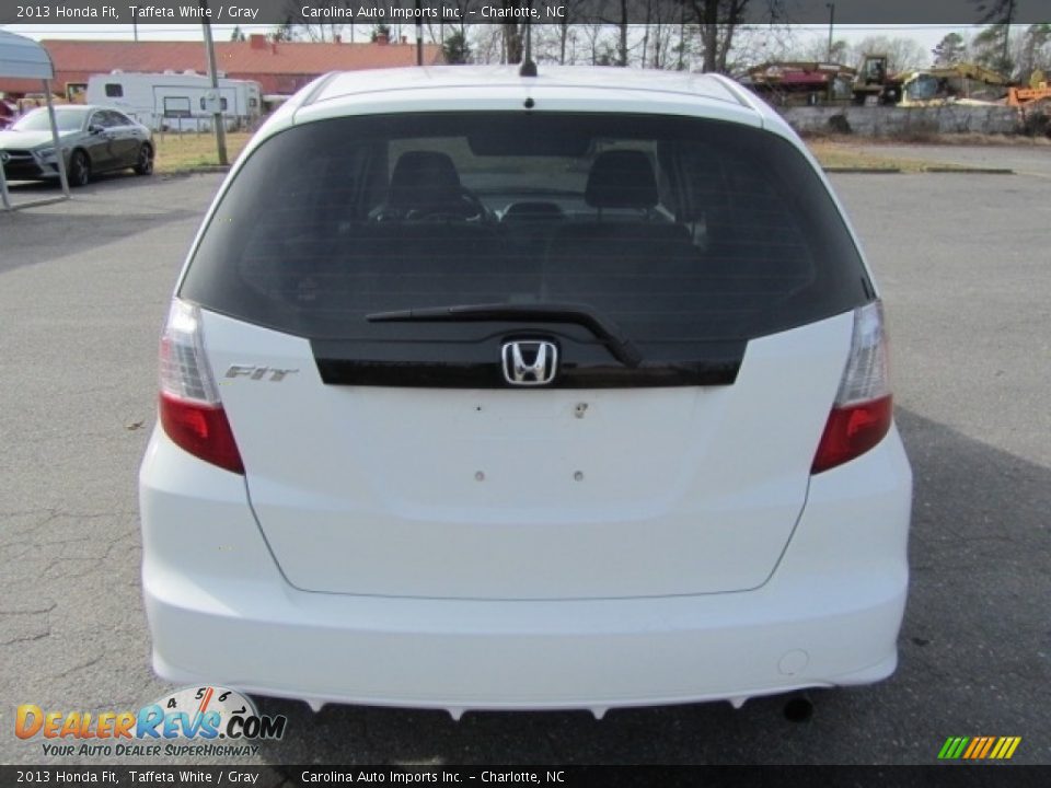 2013 Honda Fit Taffeta White / Gray Photo #9