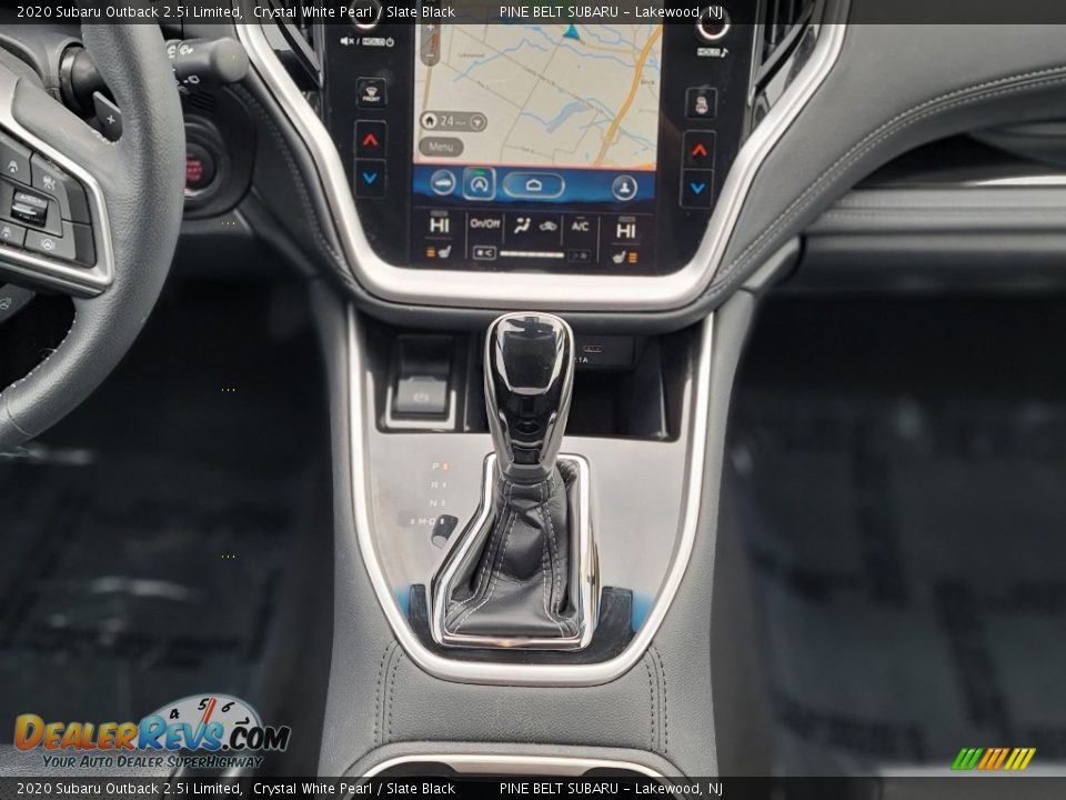 2020 Subaru Outback 2.5i Limited Crystal White Pearl / Slate Black Photo #9