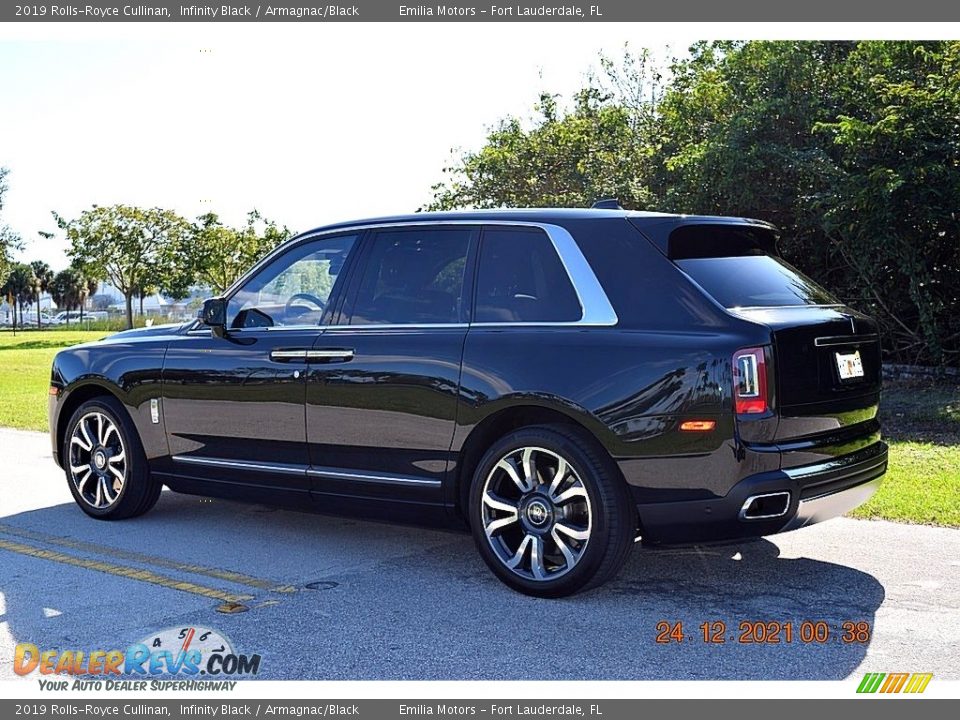 2019 Rolls-Royce Cullinan Infinity Black / Armagnac/Black Photo #12