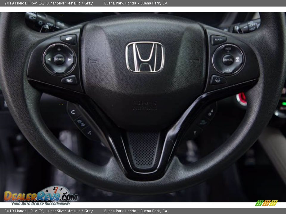 2019 Honda HR-V EX Lunar Silver Metallic / Gray Photo #12