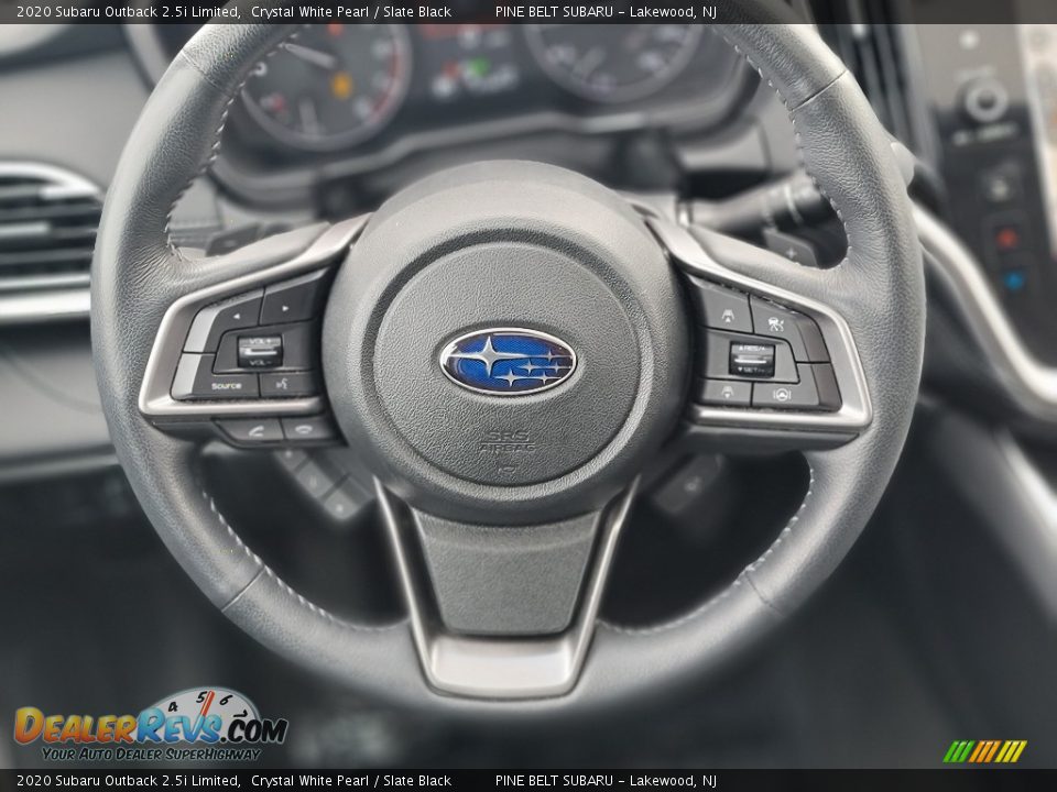 2020 Subaru Outback 2.5i Limited Crystal White Pearl / Slate Black Photo #10