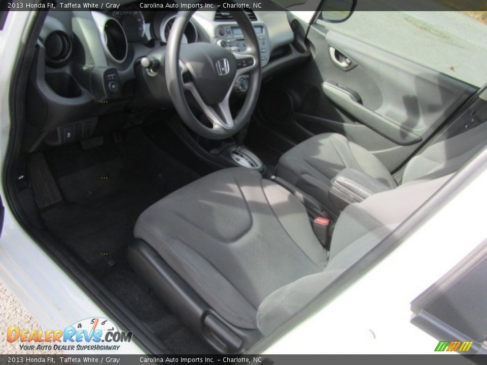 2013 Honda Fit Taffeta White / Gray Photo #16