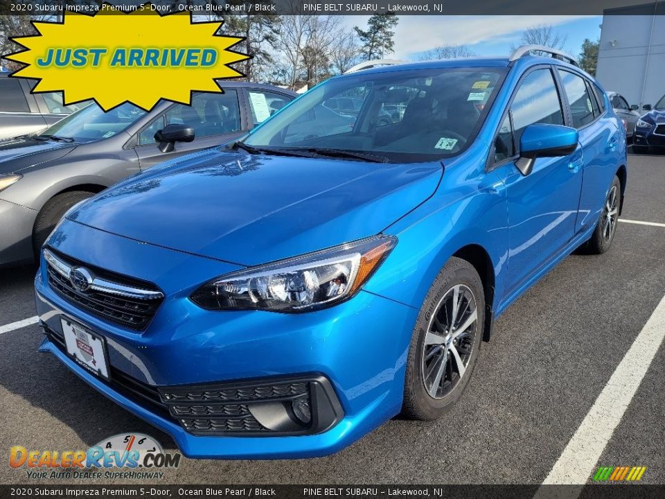 2020 Subaru Impreza Premium 5-Door Ocean Blue Pearl / Black Photo #1