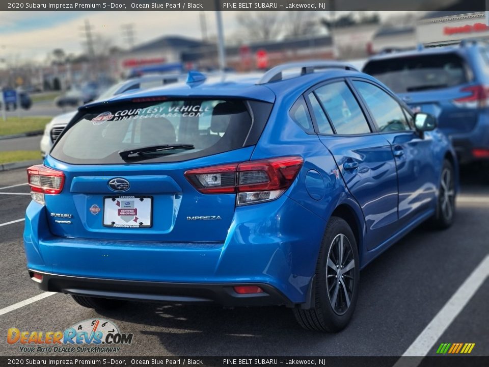 2020 Subaru Impreza Premium 5-Door Ocean Blue Pearl / Black Photo #2