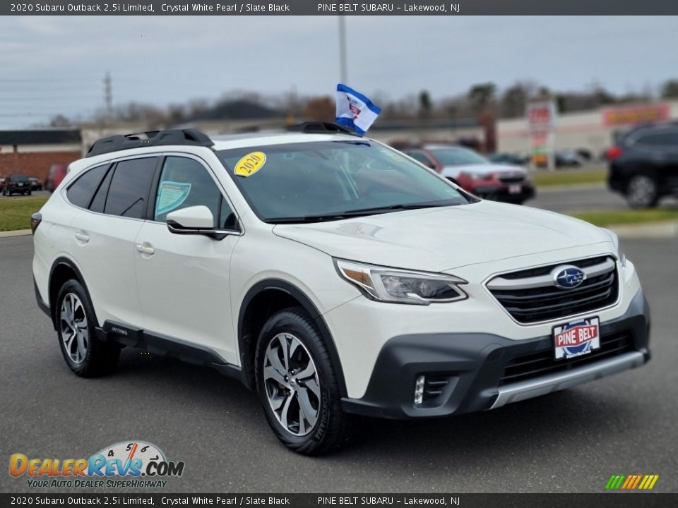 2020 Subaru Outback 2.5i Limited Crystal White Pearl / Slate Black Photo #15