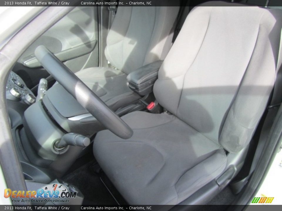 2013 Honda Fit Taffeta White / Gray Photo #18