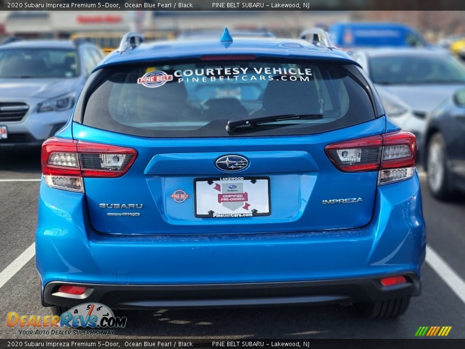 2020 Subaru Impreza Premium 5-Door Ocean Blue Pearl / Black Photo #3