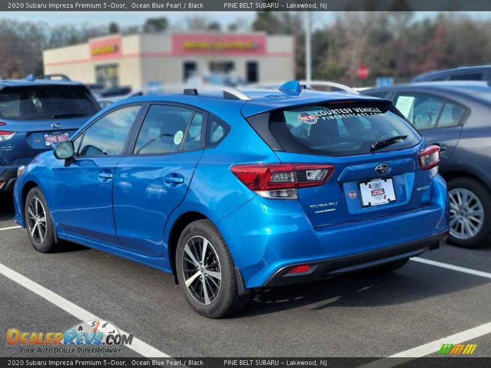 2020 Subaru Impreza Premium 5-Door Ocean Blue Pearl / Black Photo #4