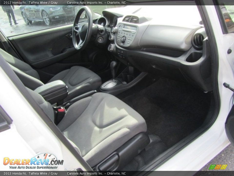 2013 Honda Fit Taffeta White / Gray Photo #21