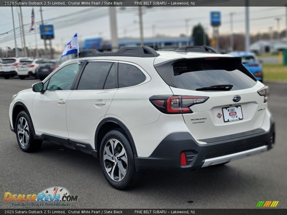 2020 Subaru Outback 2.5i Limited Crystal White Pearl / Slate Black Photo #19