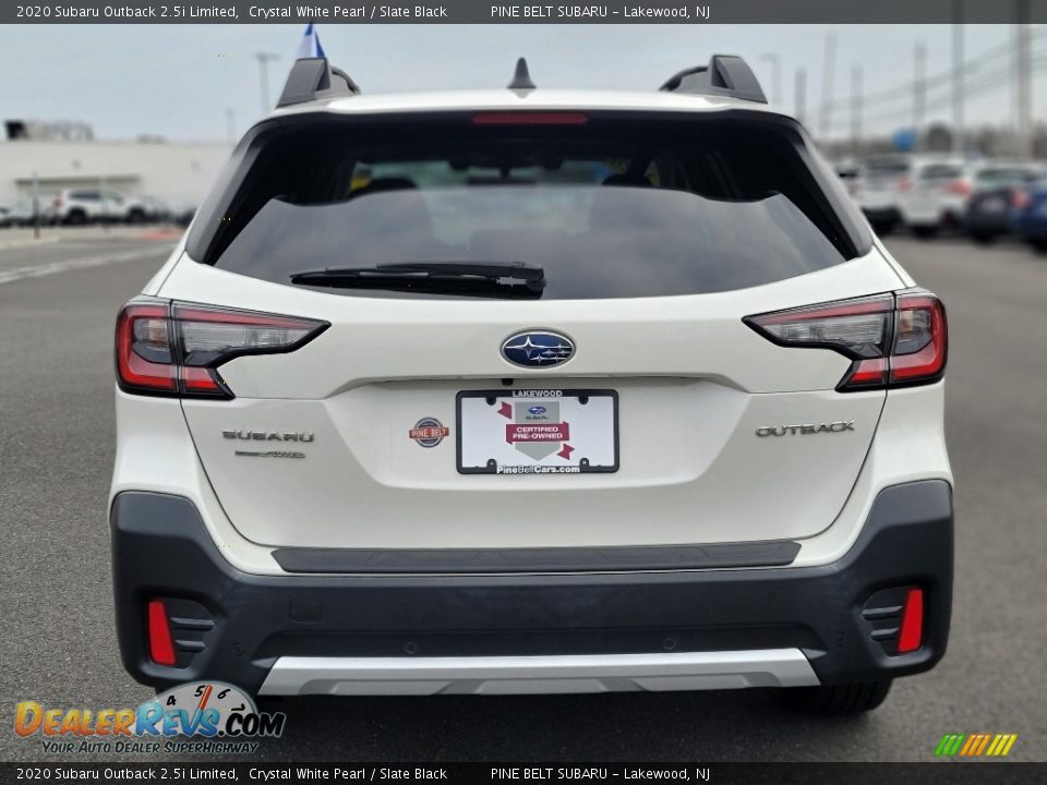 2020 Subaru Outback 2.5i Limited Crystal White Pearl / Slate Black Photo #20