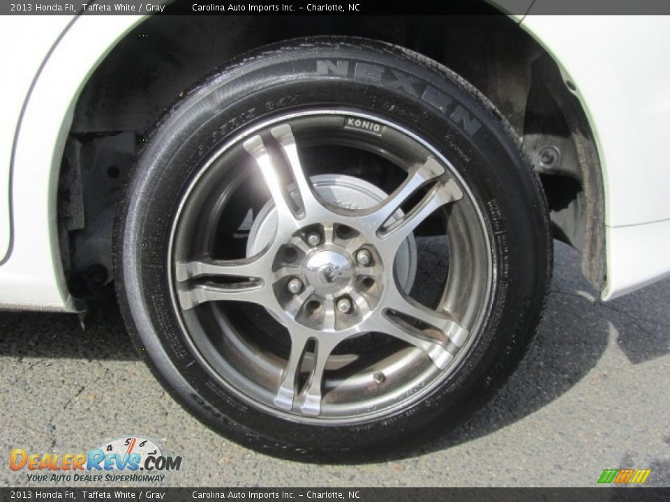 2013 Honda Fit Taffeta White / Gray Photo #26
