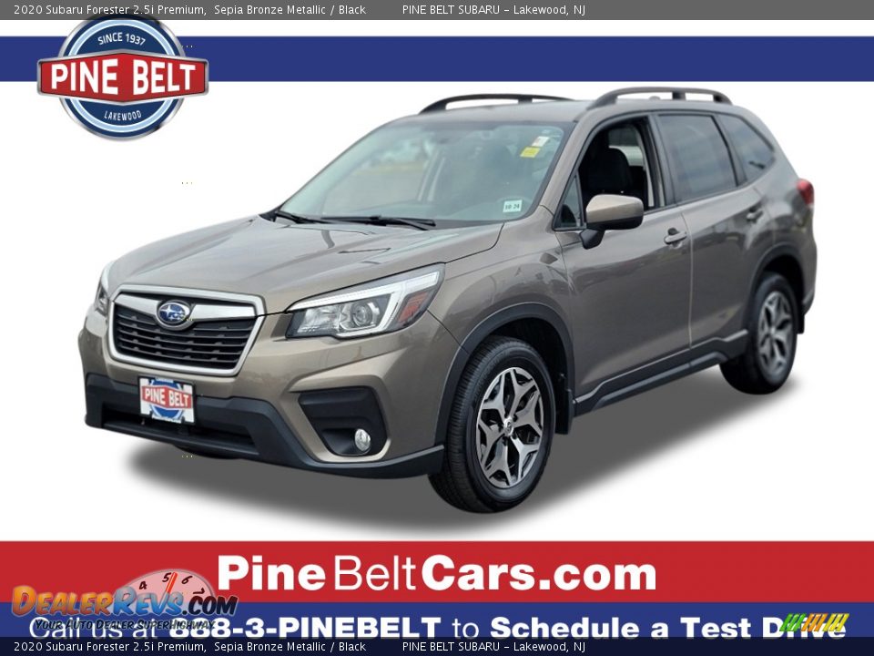 2020 Subaru Forester 2.5i Premium Sepia Bronze Metallic / Black Photo #1