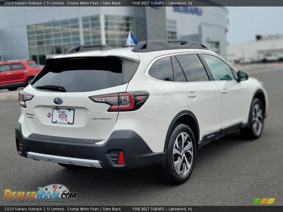 2020 Subaru Outback 2.5i Limited Crystal White Pearl / Slate Black Photo #21