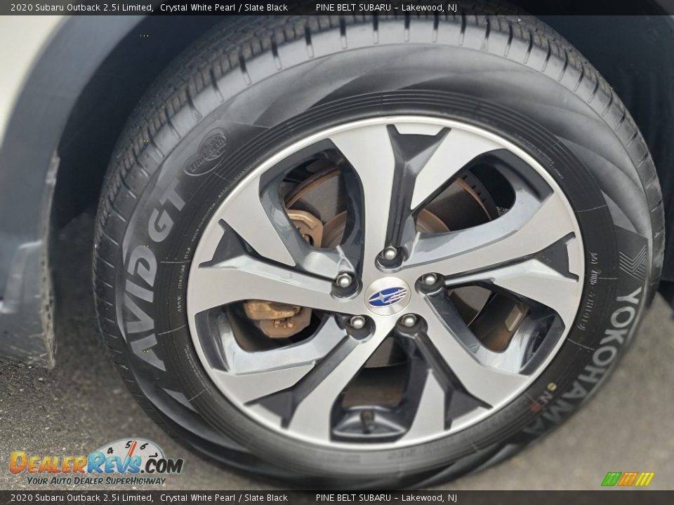 2020 Subaru Outback 2.5i Limited Crystal White Pearl / Slate Black Photo #23