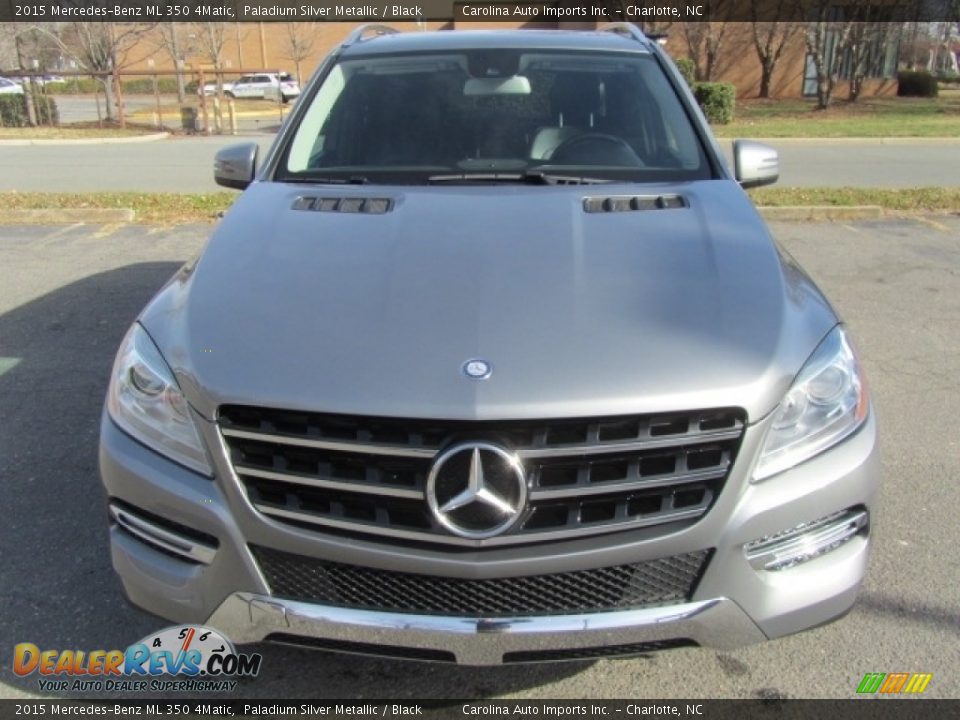 2015 Mercedes-Benz ML 350 4Matic Paladium Silver Metallic / Black Photo #5