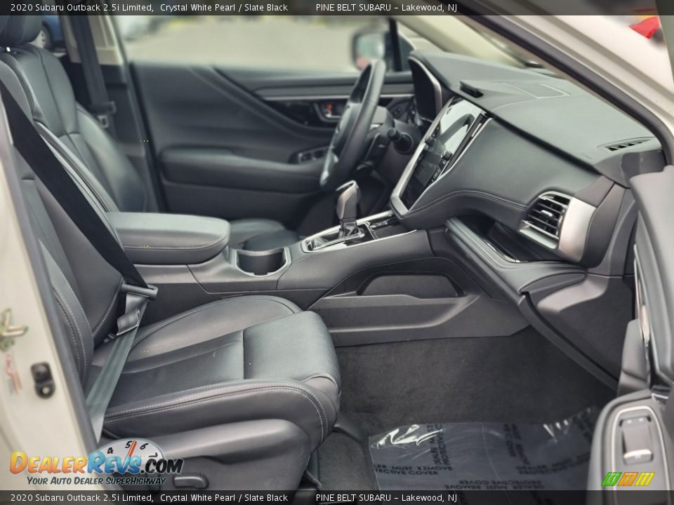 2020 Subaru Outback 2.5i Limited Crystal White Pearl / Slate Black Photo #25