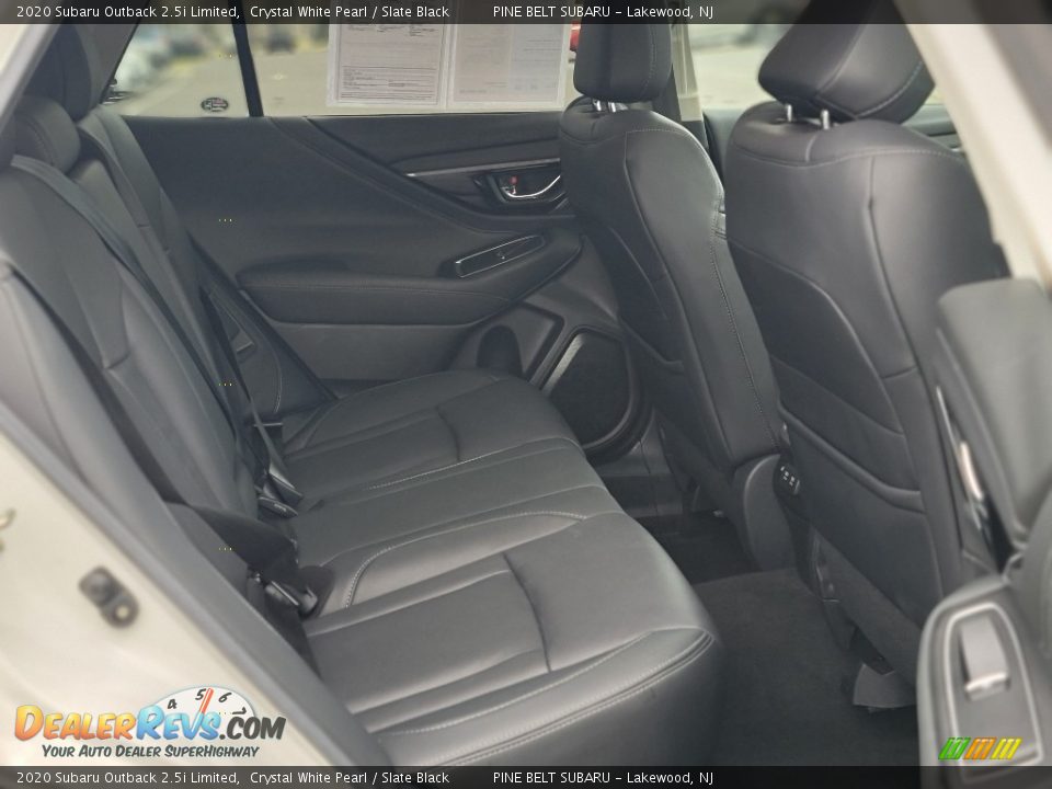 2020 Subaru Outback 2.5i Limited Crystal White Pearl / Slate Black Photo #27