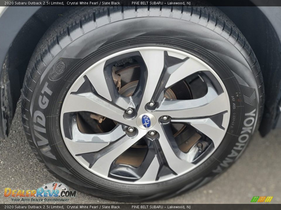 2020 Subaru Outback 2.5i Limited Crystal White Pearl / Slate Black Photo #28