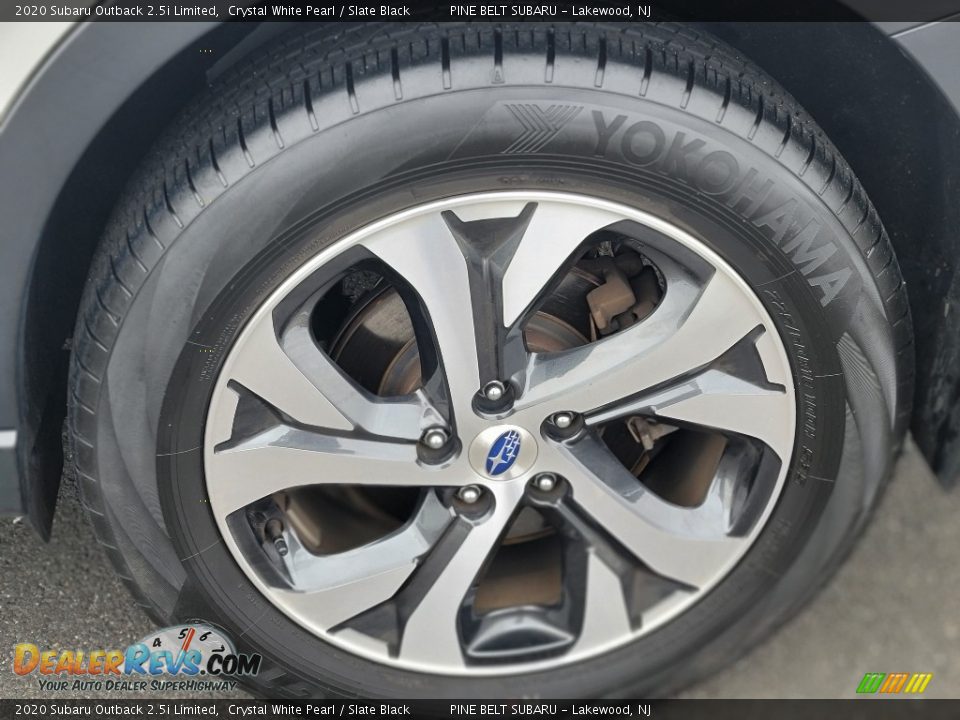 2020 Subaru Outback 2.5i Limited Crystal White Pearl / Slate Black Photo #30