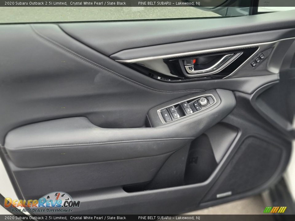 2020 Subaru Outback 2.5i Limited Crystal White Pearl / Slate Black Photo #33