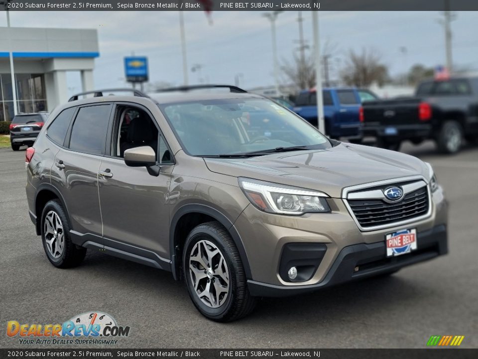 2020 Subaru Forester 2.5i Premium Sepia Bronze Metallic / Black Photo #13