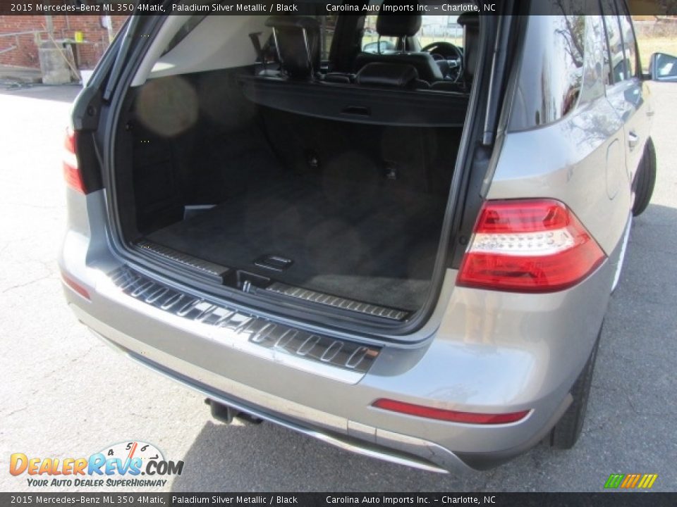 2015 Mercedes-Benz ML 350 4Matic Paladium Silver Metallic / Black Photo #20