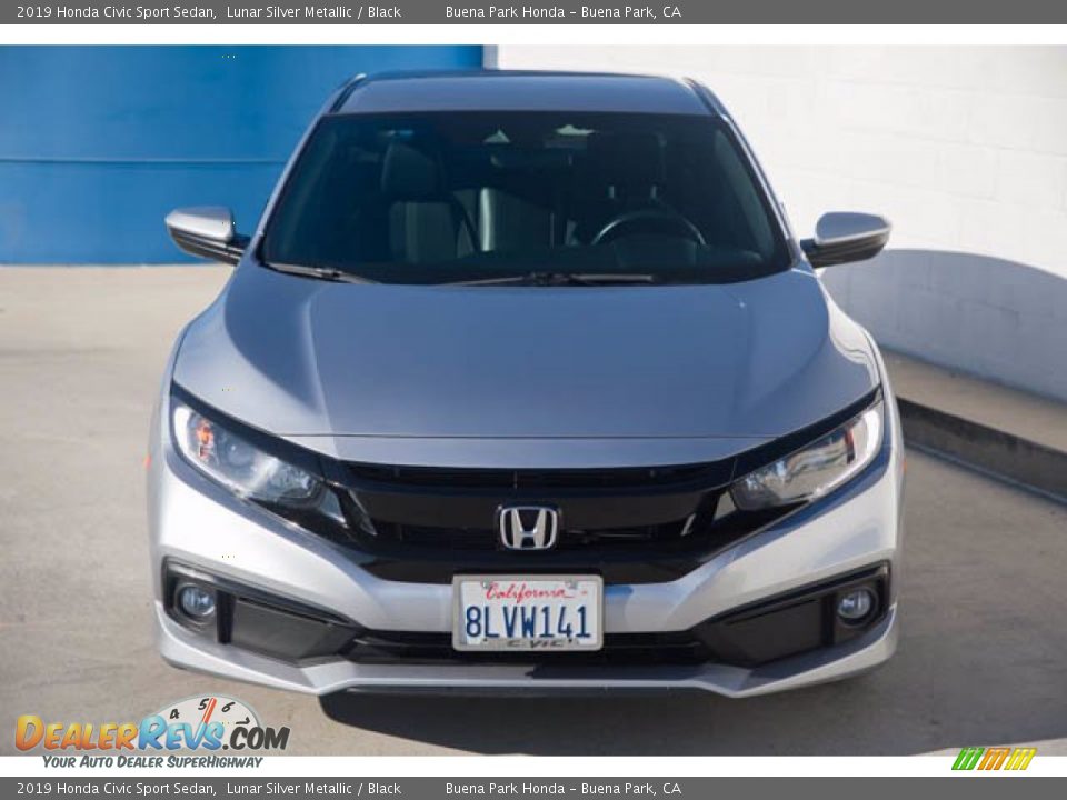 2019 Honda Civic Sport Sedan Lunar Silver Metallic / Black Photo #7