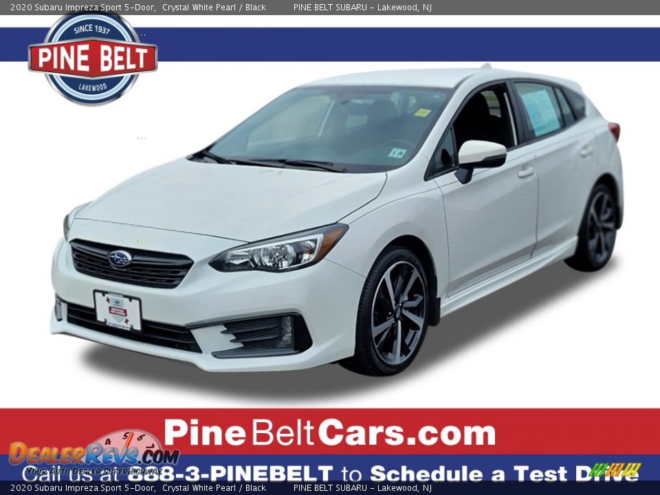 2020 Subaru Impreza Sport 5-Door Crystal White Pearl / Black Photo #1