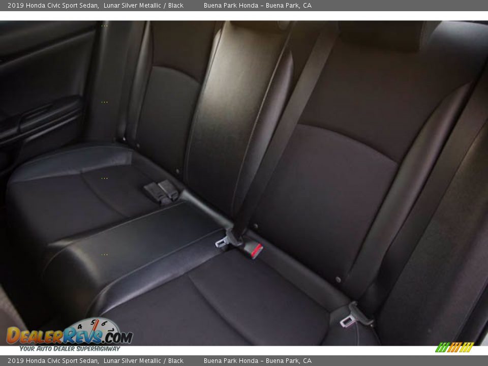 2019 Honda Civic Sport Sedan Lunar Silver Metallic / Black Photo #19