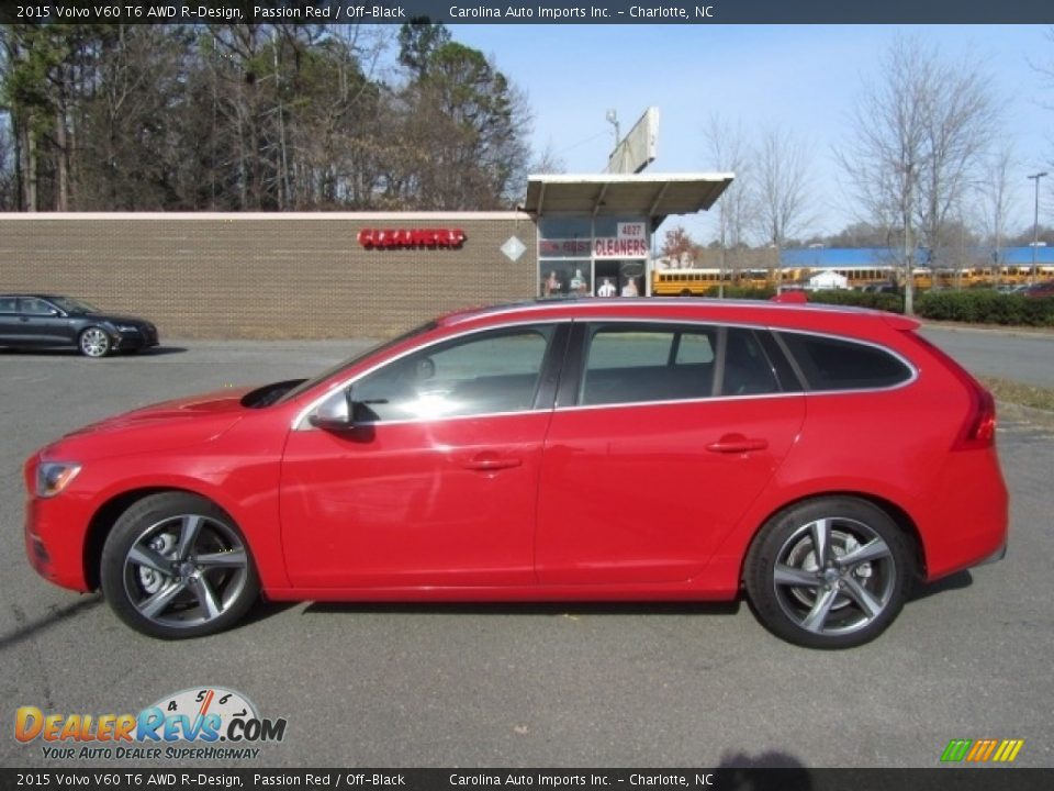 Passion Red 2015 Volvo V60 T6 AWD R-Design Photo #7