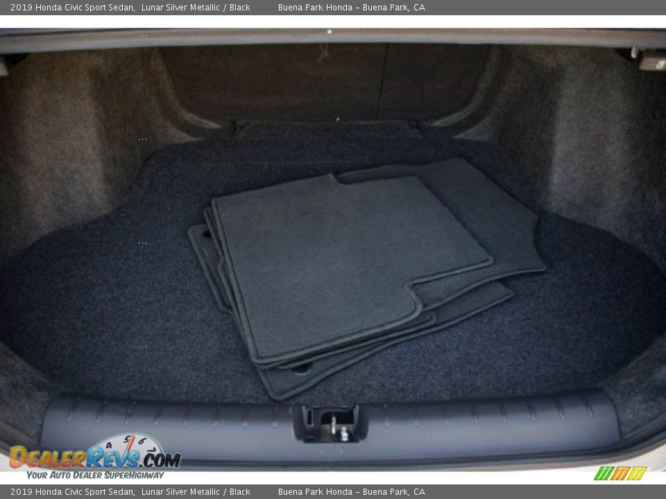 2019 Honda Civic Sport Sedan Lunar Silver Metallic / Black Photo #20