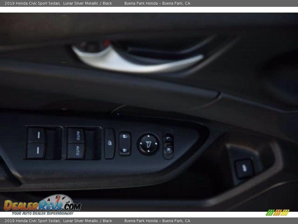 2019 Honda Civic Sport Sedan Lunar Silver Metallic / Black Photo #29
