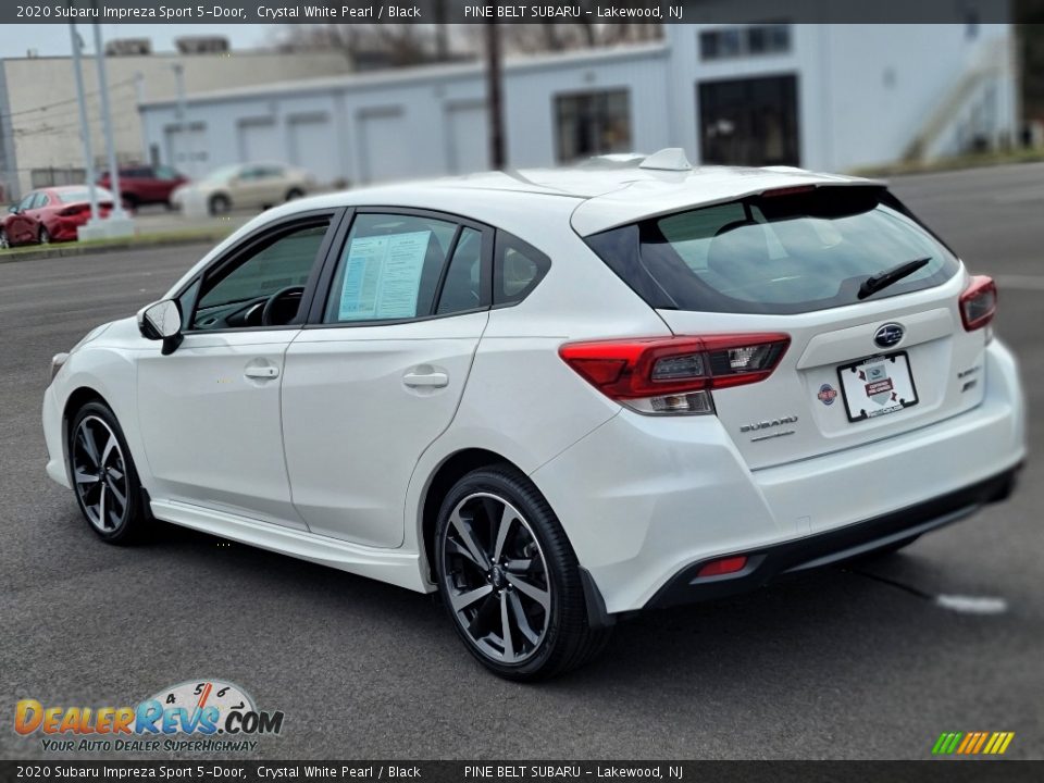 2020 Subaru Impreza Sport 5-Door Crystal White Pearl / Black Photo #16