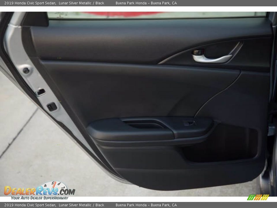 2019 Honda Civic Sport Sedan Lunar Silver Metallic / Black Photo #30