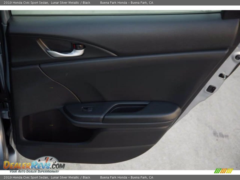 2019 Honda Civic Sport Sedan Lunar Silver Metallic / Black Photo #31