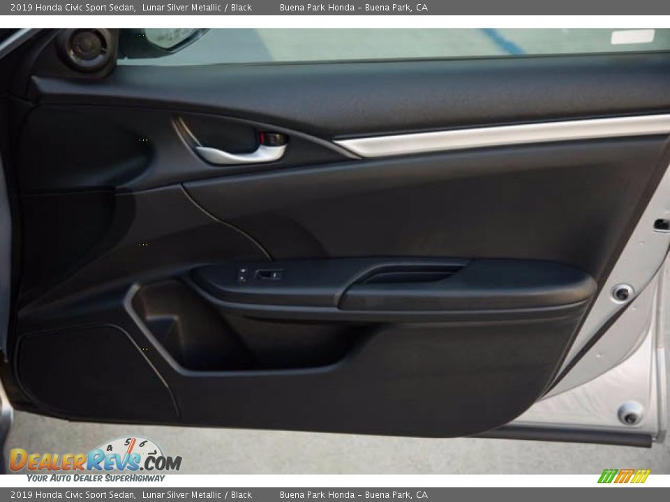2019 Honda Civic Sport Sedan Lunar Silver Metallic / Black Photo #32