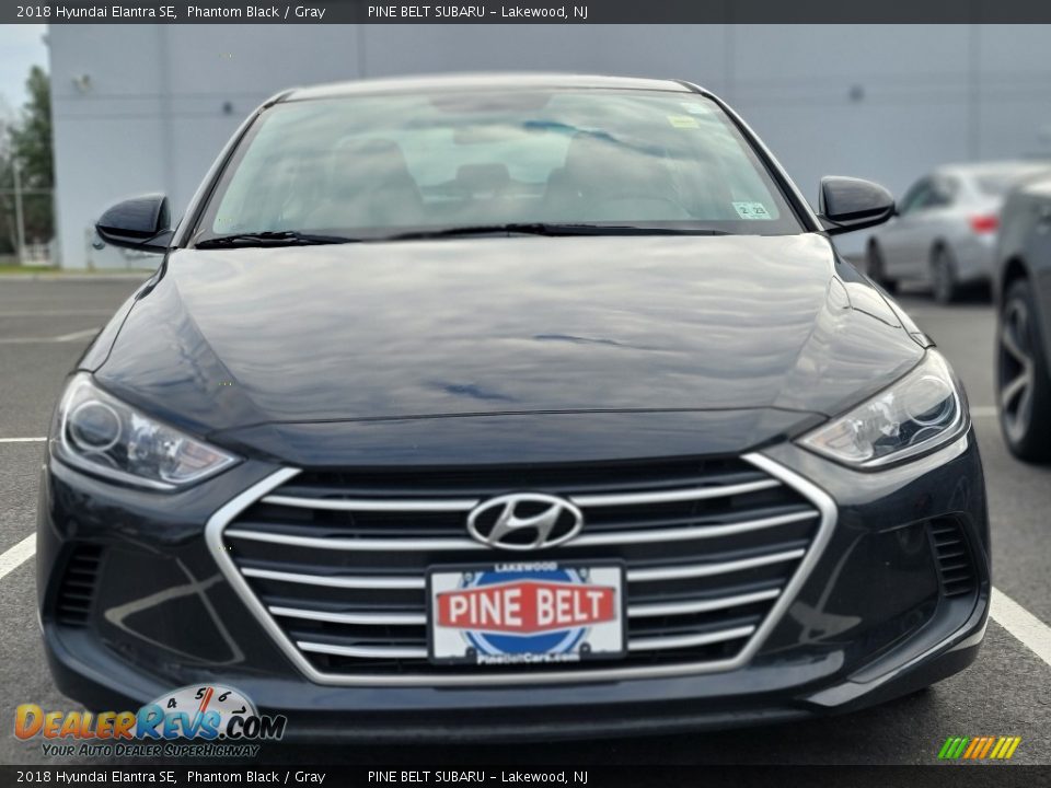 2018 Hyundai Elantra SE Phantom Black / Gray Photo #2