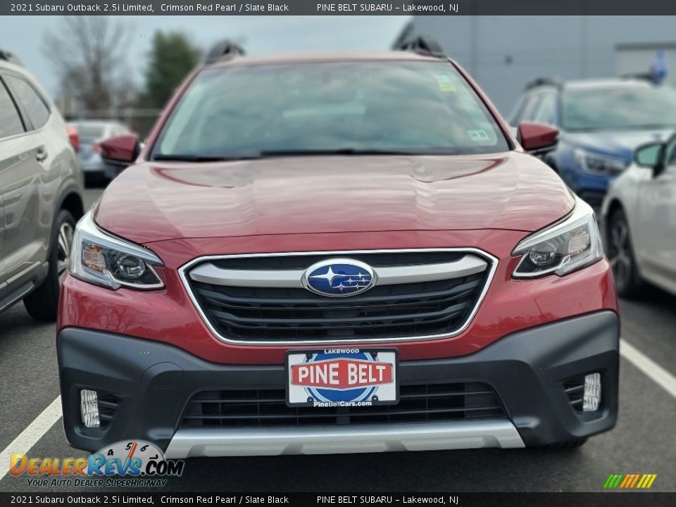 2021 Subaru Outback 2.5i Limited Crimson Red Pearl / Slate Black Photo #2