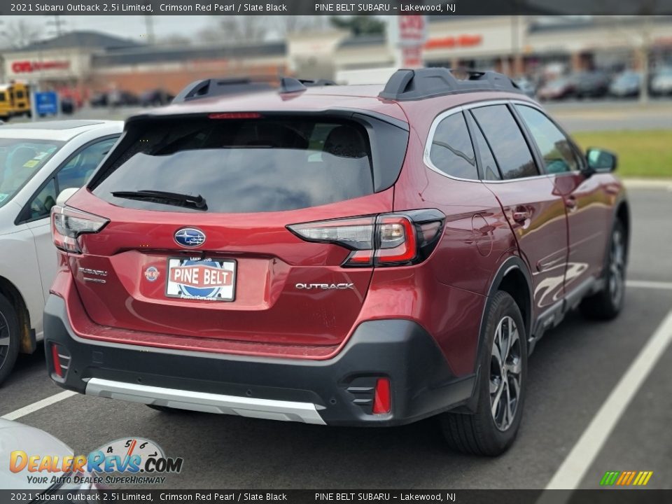 2021 Subaru Outback 2.5i Limited Crimson Red Pearl / Slate Black Photo #3