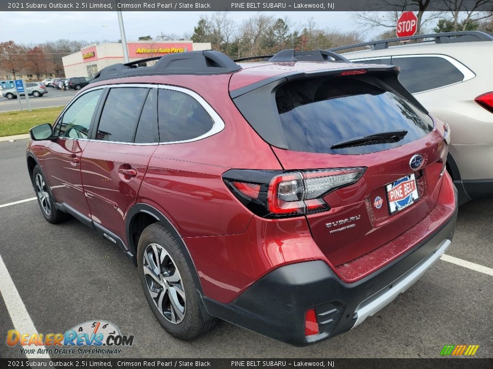 2021 Subaru Outback 2.5i Limited Crimson Red Pearl / Slate Black Photo #4