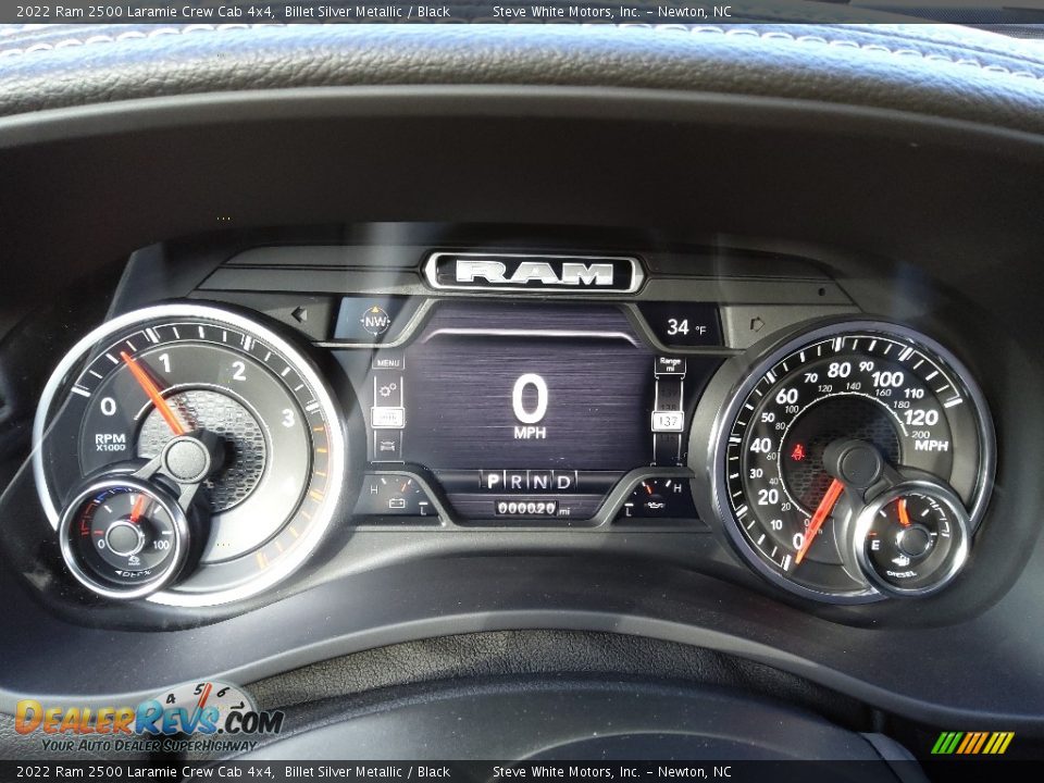 2022 Ram 2500 Laramie Crew Cab 4x4 Billet Silver Metallic / Black Photo #22