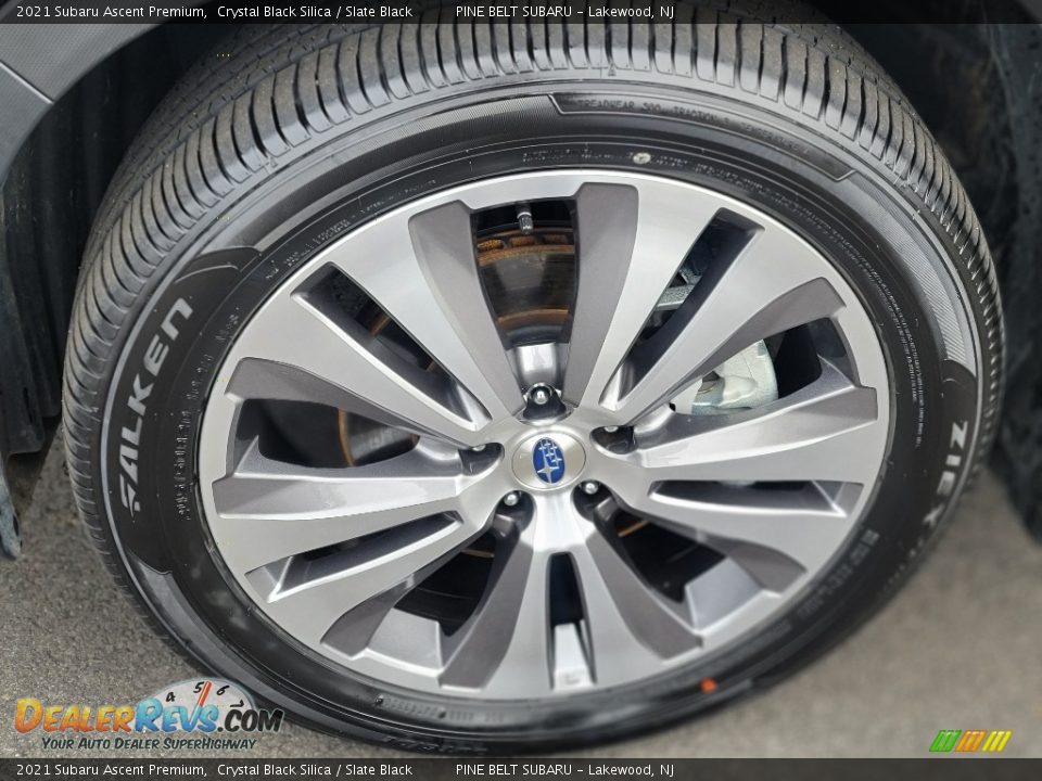 2021 Subaru Ascent Premium Crystal Black Silica / Slate Black Photo #35