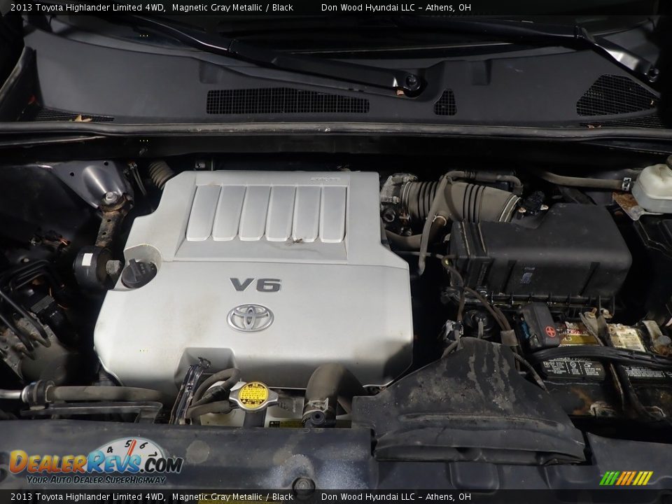 2013 Toyota Highlander Limited 4WD Magnetic Gray Metallic / Black Photo #9