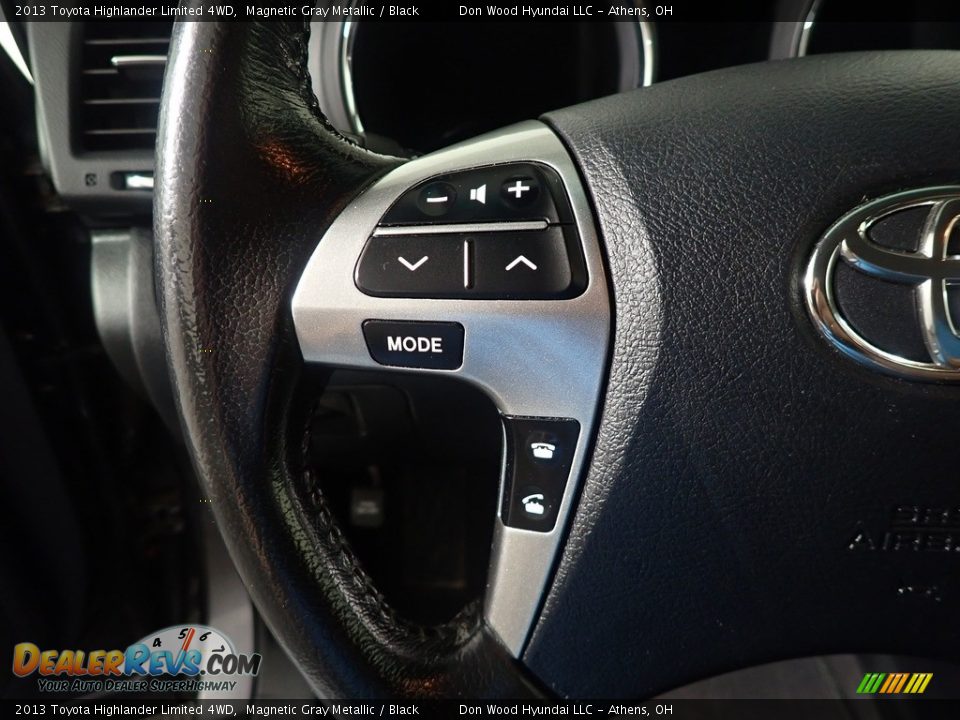 2013 Toyota Highlander Limited 4WD Magnetic Gray Metallic / Black Photo #31