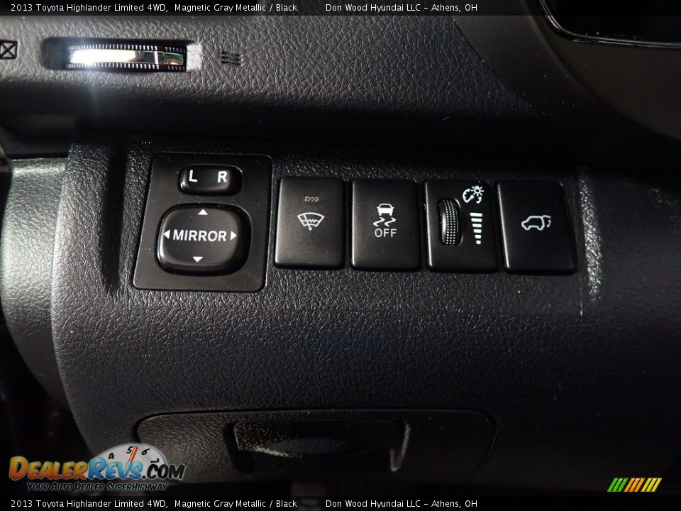 2013 Toyota Highlander Limited 4WD Magnetic Gray Metallic / Black Photo #33
