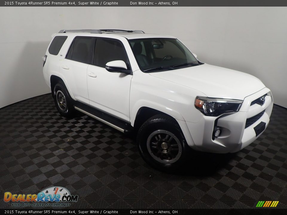 2015 Toyota 4Runner SR5 Premium 4x4 Super White / Graphite Photo #6