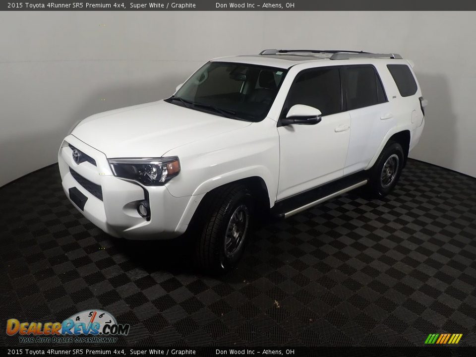2015 Toyota 4Runner SR5 Premium 4x4 Super White / Graphite Photo #12