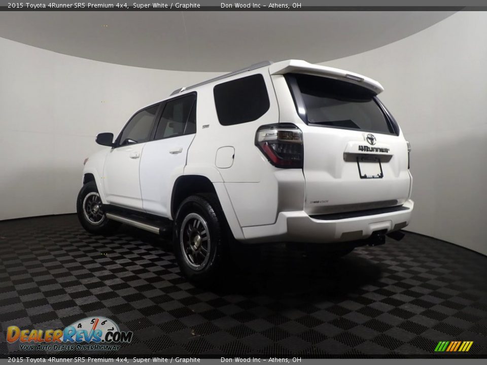 2015 Toyota 4Runner SR5 Premium 4x4 Super White / Graphite Photo #14